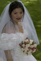 Bride before touchup